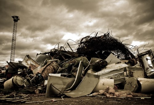 Eco-friendly waste recycling process for construction debris in Soho